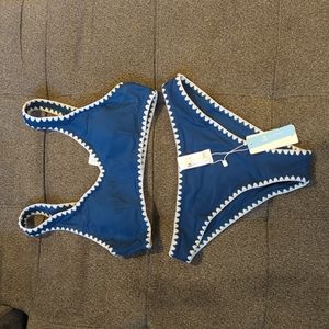 Cupshe Size M Crochet Trim Bikini